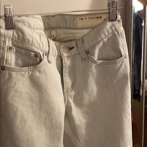 Rag and bone light wash skinny jeans